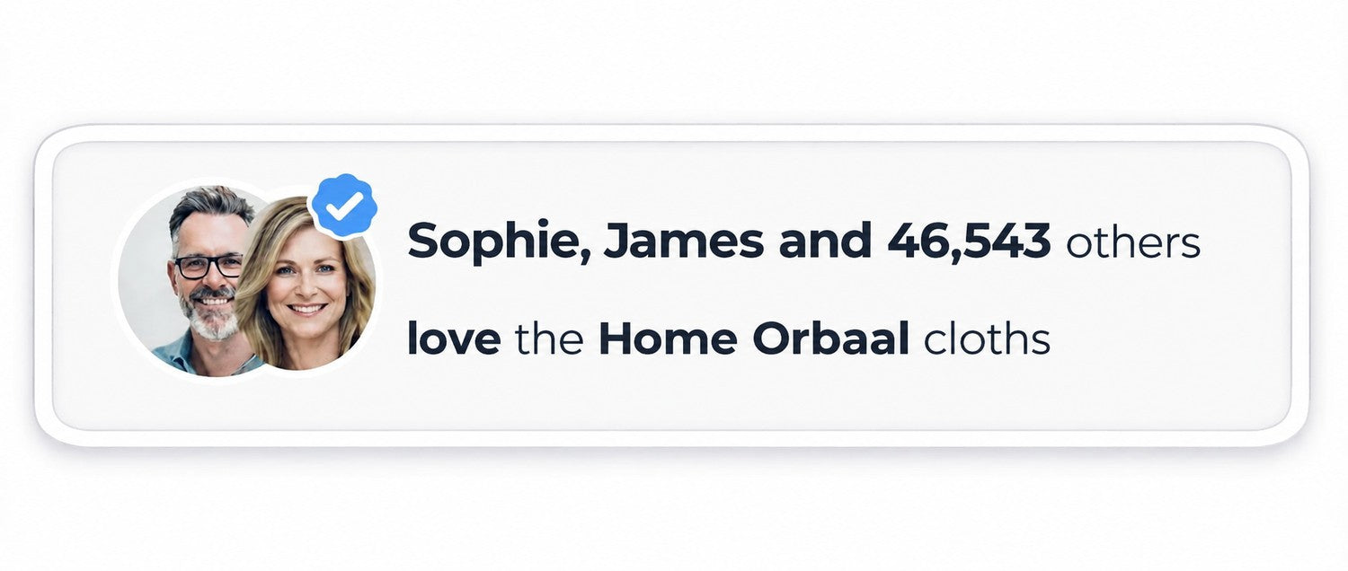 Sophie, James and 46,543 others love the Home Orbaal cloths